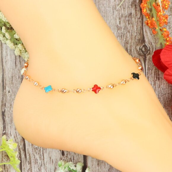 "Dainty Anklet for Women – Elegant Everyday Jewelry & Perfect Gift | MLCRC1019 - Picture 5 of 10